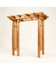 90 '' H X 75 '' W Lexington Wood Arbor (synthetic illustration; no displayed measurements)