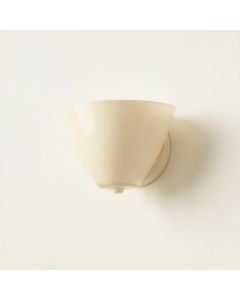 Maple Bluff Wall Sconce Mounted On A Plain Wall - Cream (synthetic illustration; no displayed measurements)