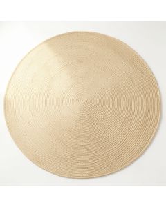 Maple Brook Round Area Rug - Beige (synthetic illustration; no displayed measurements)
