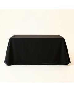 Laurel Dell Flat Bed Sheet - Black (synthetic illustration; no displayed measurements)