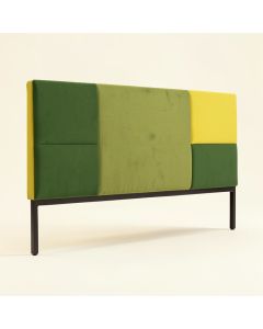 Upholstered Panel Headboard (synthetic illustration; no displayed measurements)