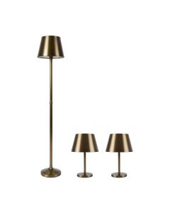 Skiatook Three-Piece Table and Floor Lamp Set (synthetic illustration; no displayed measurements)