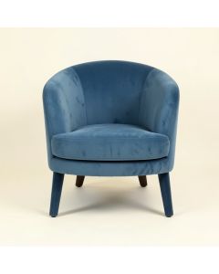 Ash Canyon Upholstered Armchair - Blue (synthetic illustration; no displayed measurements)