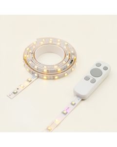 5M 5050 Rgb Smd Led Waterproof Flexible Strip 300 Leds + 44 Key Ir Remote (synthetic illustration; no displayed measurements)