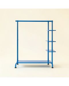 Maple Canyon Empty Garment Rack - Blue (synthetic illustration; no displayed measurements)