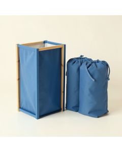 Cliff Dell Laundry Sorting Station With Plain Removable Bags - Blue (synthetic illustration; no displayed measurements)