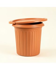 Laurel Brook Closed Garden Compost Bin - Terracotta (synthetic illustration; no displayed measurements)