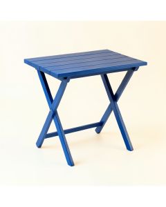 Reed Brook Compact Balcony Table - Blue (synthetic illustration; no displayed measurements)