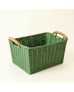 Field Crest Empty Storage Basket - Green (synthetic illustration; no displayed measurements)