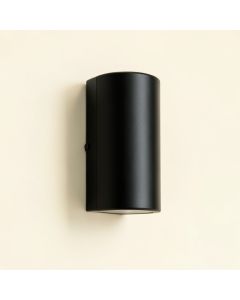 Hiers 1 - Light Dimmable Black Armed Sconce (synthetic illustration; no displayed measurements)