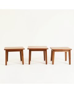 Lambalot Wood 3 Piece Coffee Table Set (synthetic illustration; no displayed measurements)
