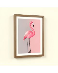 Flamingo Framed Graphic Art (synthetic illustration; no displayed measurements)