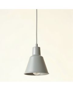 Elm Brook Pendant Light Suspended From One Plain Cable - Gray (synthetic illustration; no displayed measurements)