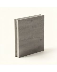 3.5 '' X 12 '' Solid Wood Wall Paneling In Gray (synthetic illustration; no displayed measurements)