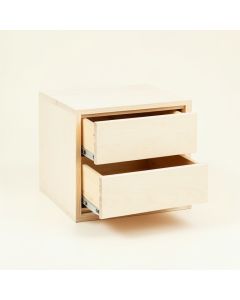 Holly Crest Small-Parts Storage Drawer Cabinet - Ivory (synthetic illustration; no displayed measurements)