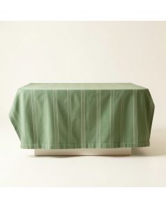Aspen Dell Flat Bed Sheet - Green (synthetic illustration; no displayed measurements)