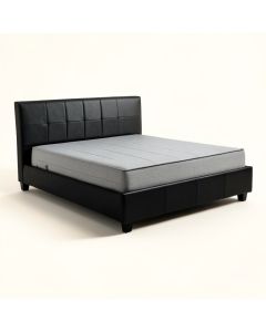 Derek Upholstered Low Profile Standard Bed (synthetic illustration; no displayed measurements)