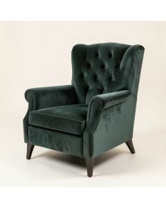 Dutton 25.5 '' Wide Tufted Wingback Chair (synthetic illustration; no displayed measurements)