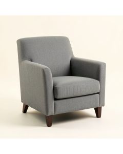 Angelea Upholstered Parsons Chair In Gray (synthetic illustration; no displayed measurements)