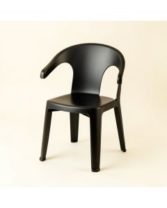 Cove Bend Small Chair - Black (synthetic illustration; no displayed measurements)