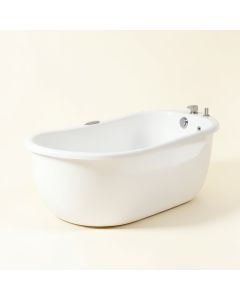 Bolera 71 '' X 32 '' Freestanding Soaking Bathtub (synthetic illustration; no displayed measurements)