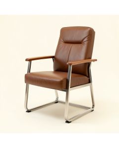 Rhudy Genuine Leather Conference Chair (synthetic illustration; no displayed measurements)
