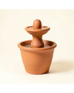 Koolscapes Pottery Solar Fountain (synthetic illustration; no displayed measurements)