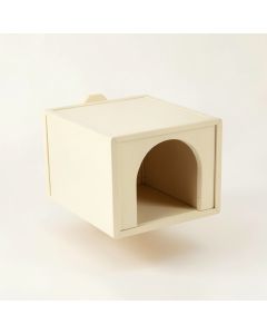 Briar Brook Wall-Mounted Cat Perch - Cream (synthetic illustration; no displayed measurements)