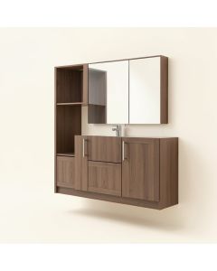 Chianti 16 '' Wall-Mounted Single Bathroom Vanity (synthetic illustration; no displayed measurements)