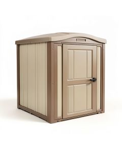 Factor 8 Ft. W X 6 Ft. D Plastic Storage Shed (synthetic illustration; no displayed measurements)