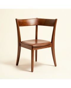 Gayla Solid Wood Cross Back Side Dining Chair (synthetic illustration; no displayed measurements)