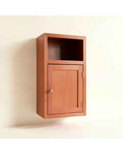 Birch Edge Wall-Mounted Entry Cabinet - Terracotta (synthetic illustration; no displayed measurements)