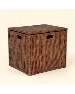 Monger 95.1 Gallon Rattan Deck Box (synthetic illustration; no displayed measurements)