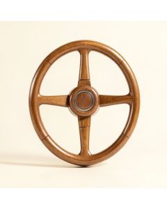 Wood Ship Steering Wheel Décor (synthetic illustration; no displayed measurements)