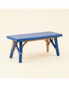 Wren Bluff Indoor Bench - Blue (synthetic illustration; no displayed measurements)