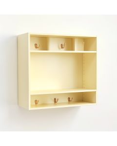 Hazel Crossing Wall-Mounted Entryway Organizer Shelf - Cream (synthetic illustration; no displayed measurements)
