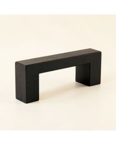 Reed Crest Cabinet Handle Without Packaging - Black (synthetic illustration; no displayed measurements)