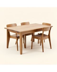 Haslingden 3 - Piece Dining Set (synthetic illustration; no displayed measurements)
