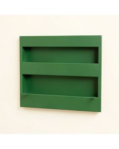 Elm Crest Empty Wall-Mounted Tool Organizer Panel - Green (synthetic illustration; no displayed measurements)