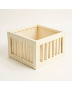 Elm Dale Empty Furniture-Style Litter Enclosure - Cream (synthetic illustration; no displayed measurements)