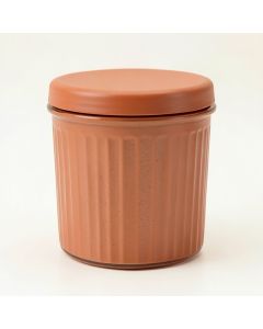 Lake Bridge Storage Canister With Lid - Terracotta (synthetic illustration; no displayed measurements)