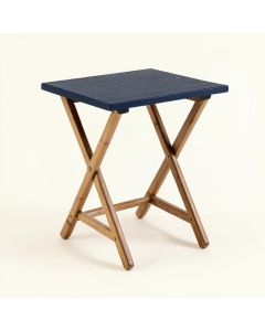 Bay Bluff Compact Balcony Table - Navy (synthetic illustration; no displayed measurements)