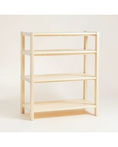 Spruce Bend Empty Seed-Starting Shelving Unit Without Lights - Ivory (synthetic illustration; no displayed measurements)