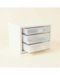 Heath Bluff Small-Parts Storage Drawer Cabinet - White (synthetic illustration; no displayed measurements)