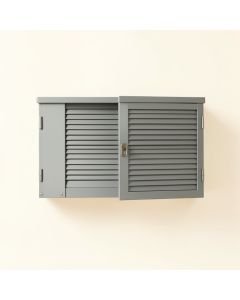 Cedar Bend Wall-Mounted Entry Cabinet - Gray (synthetic illustration; no displayed measurements)