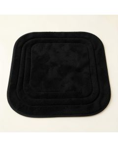 Summit Canyon Bath Mat - Black (synthetic illustration; no displayed measurements)