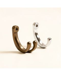 Metal Shower Curtain Hooks (synthetic illustration; no displayed measurements)