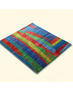 Rainbow Paint Power Loomed Blue/Green/Red Area Rug (synthetic illustration; no displayed measurements)