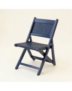 Harbor Bend Folding Outdoor Chair - Navy (synthetic illustration; no displayed measurements)