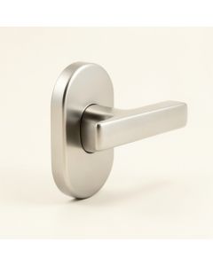 Broadway Lever With Collins Trim Bed And Bath Lock (synthetic illustration; no displayed measurements)